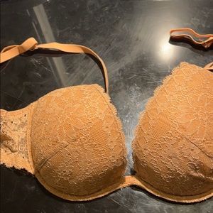 La Perla lace bra in nude.